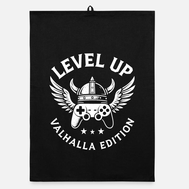 Level Up – Valhalla Edition Organic dish towel