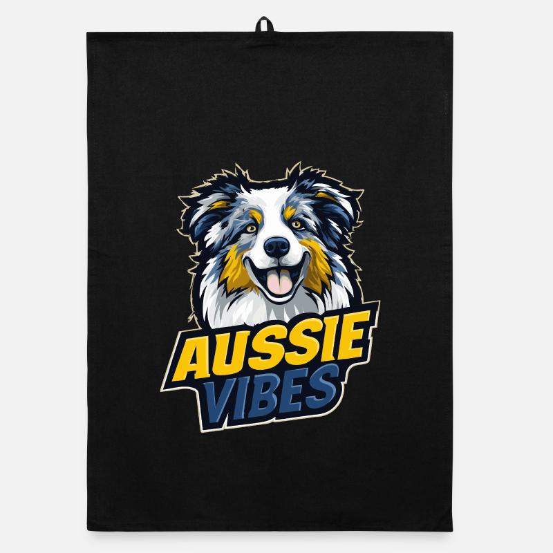 Australian Shepherd – AUSSIE VIBES Organic dish towel