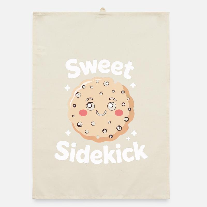 Sweet Sidekick – Cookie Maskottchen Organic Geschirrtuch