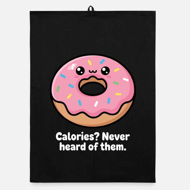 Giggling Donut Meme Saying Organic dish towel
