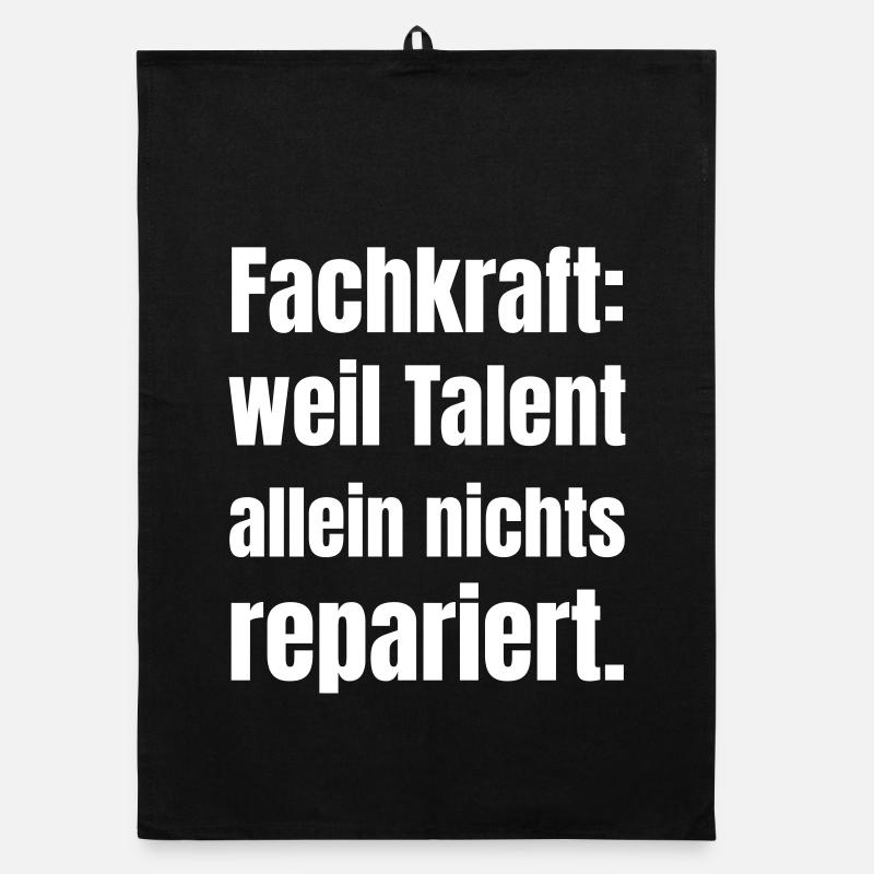 Skilled worker: Talent alone is not enough Organic dish towel