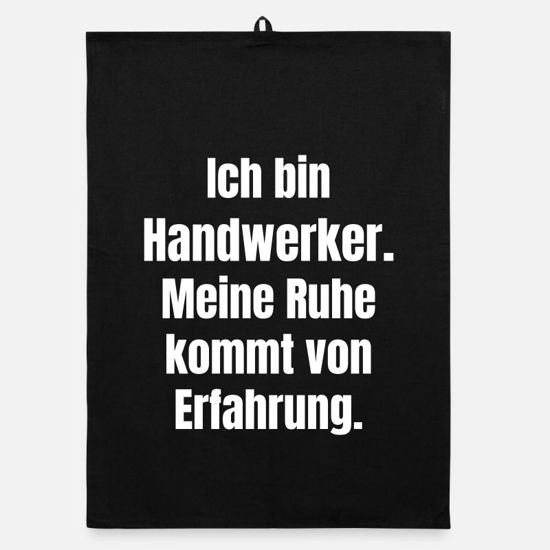 Handwerker Ruhe durch Erfahrung Organic Geschirrtuch