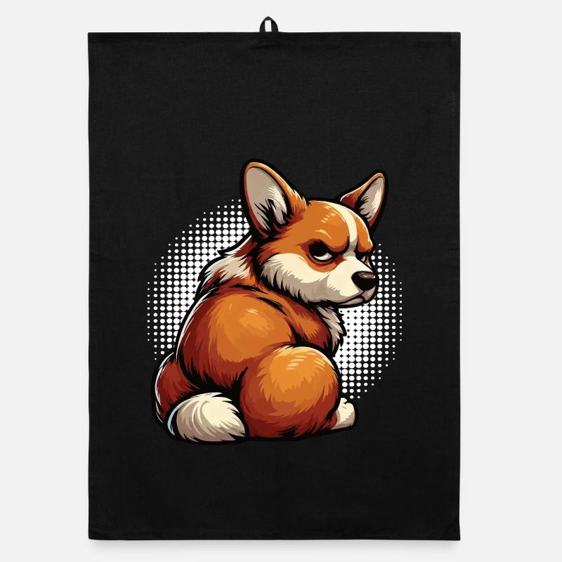 Corgi Corgis Welsh Corgi Propriétaires de Corgi Corgis Torchon bio