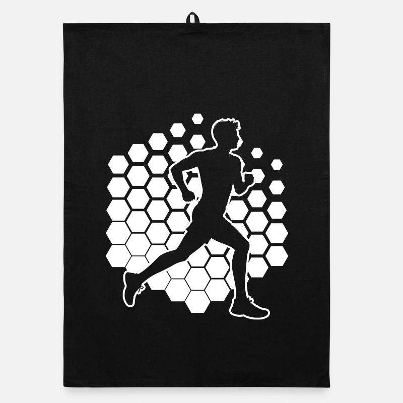 Geschenkidee für einen Running mit Running Organic Geschirrtuch