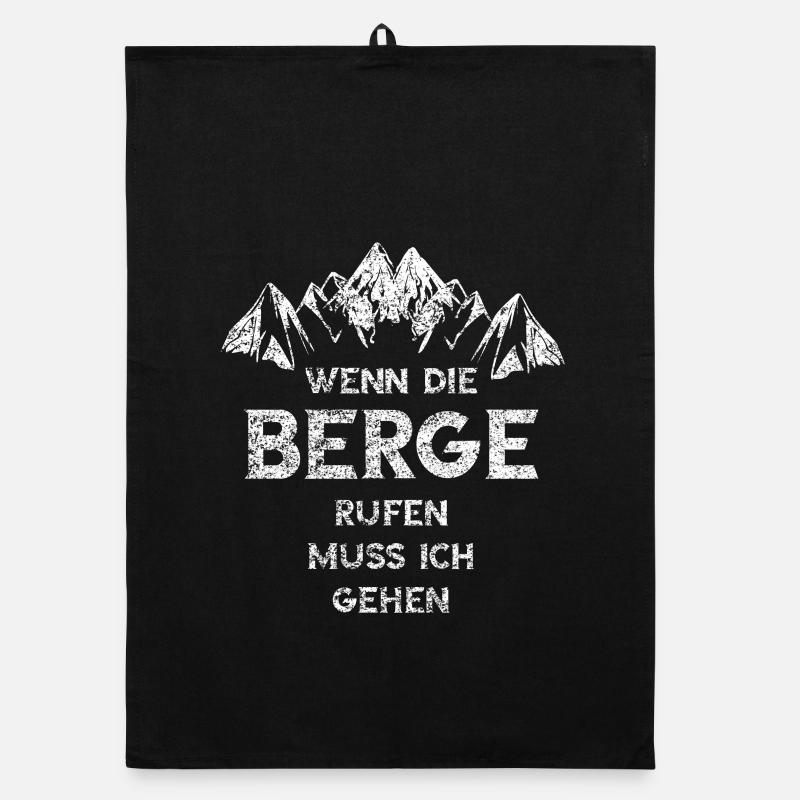 Mountains are calling Organic dish towel