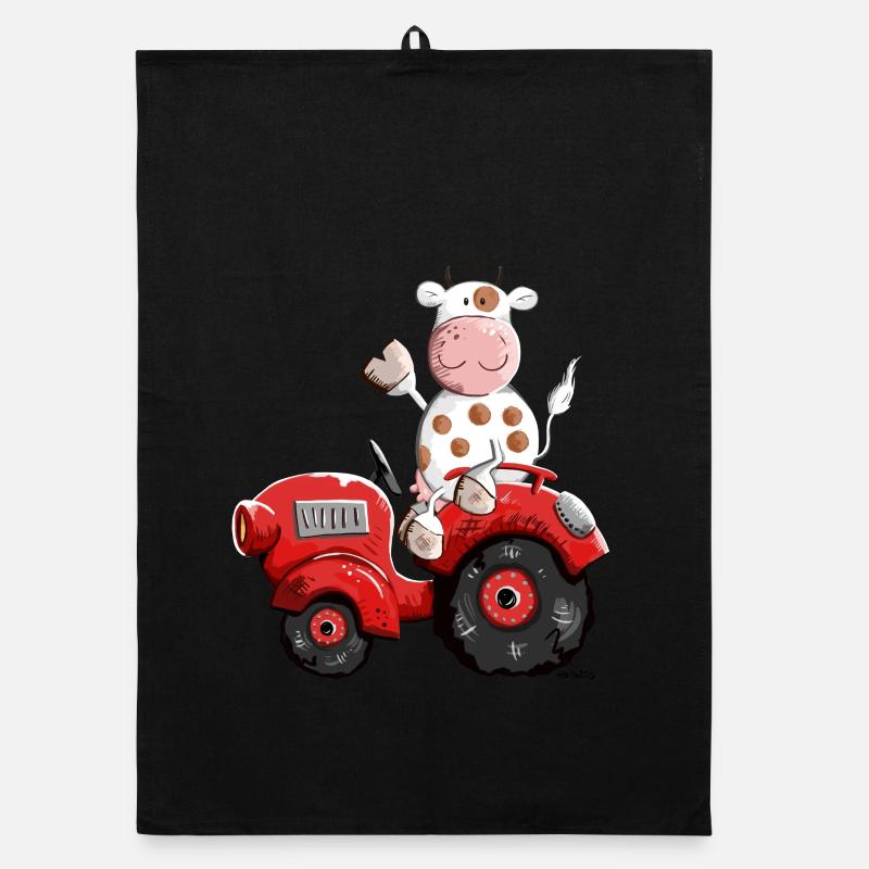 Tracteur Vache Torchon bio