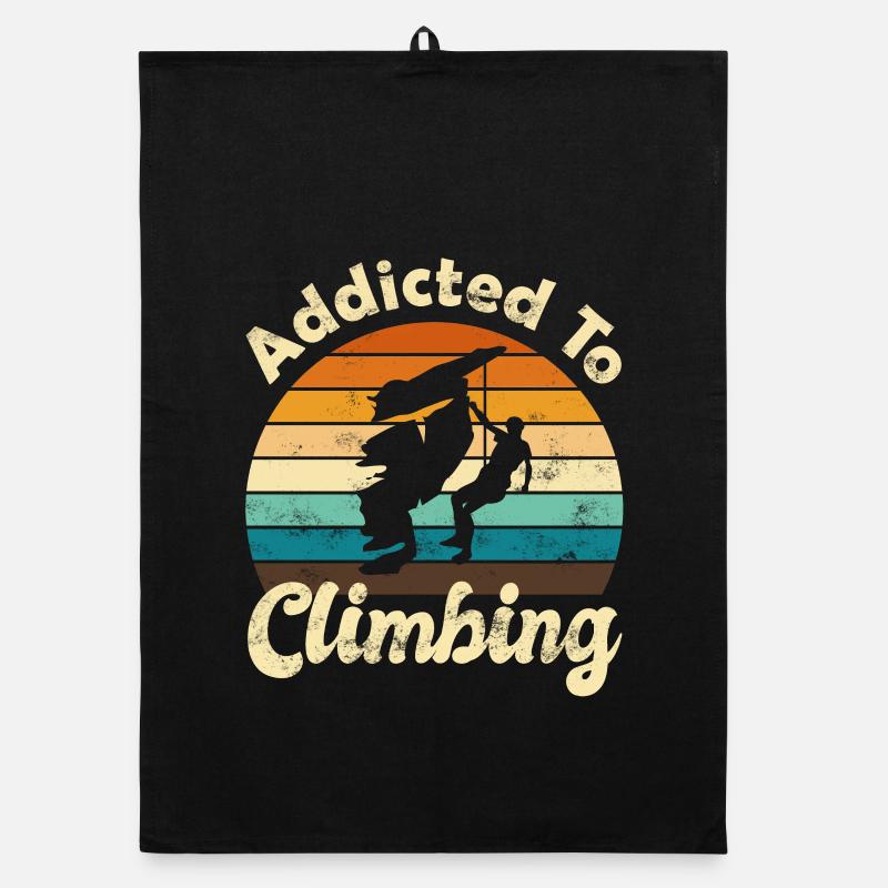 Climbing Rock climbing Organic dish towel