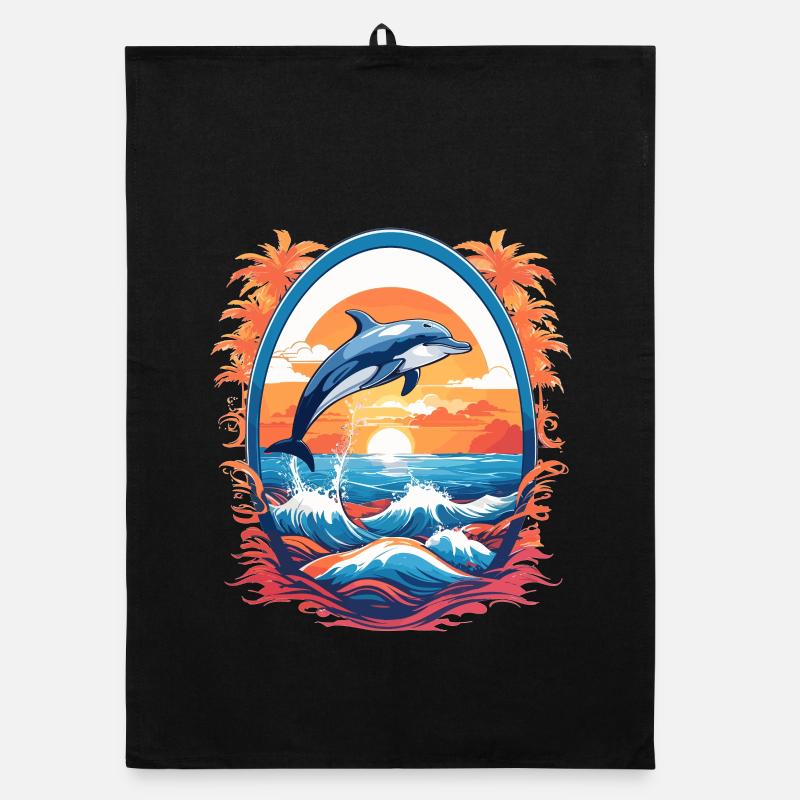 Dolphin Organic dish towel