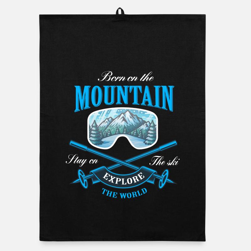 Born on the Mountain Organic dish towel