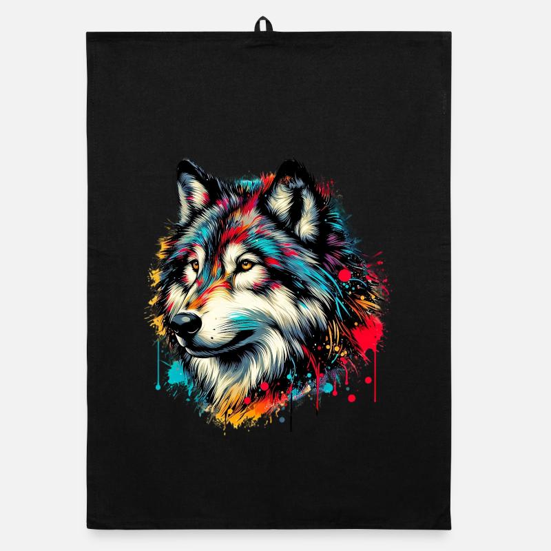 Wolf Organic Geschirrtuch