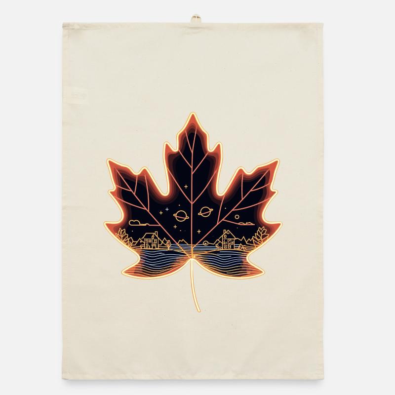 Maple leaf Organic dish towel