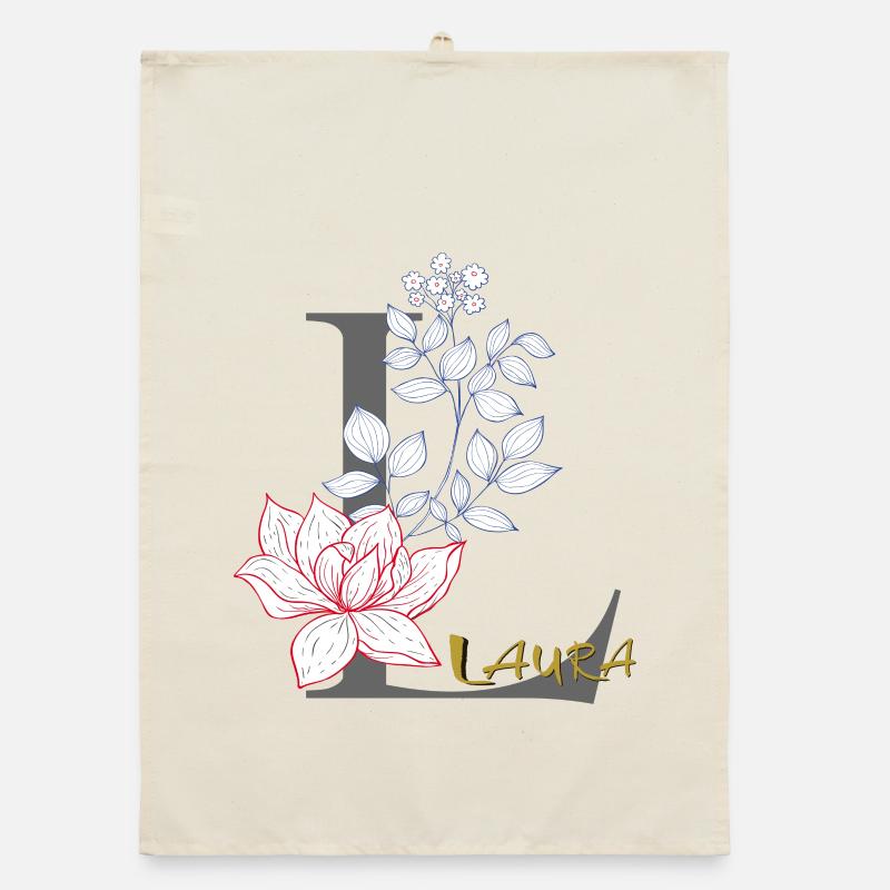 Lettre initiale Laura Torchon bio