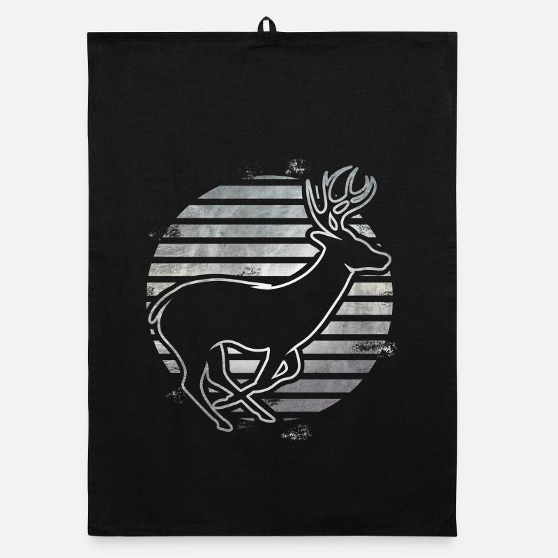 roe deer Organic dish towel