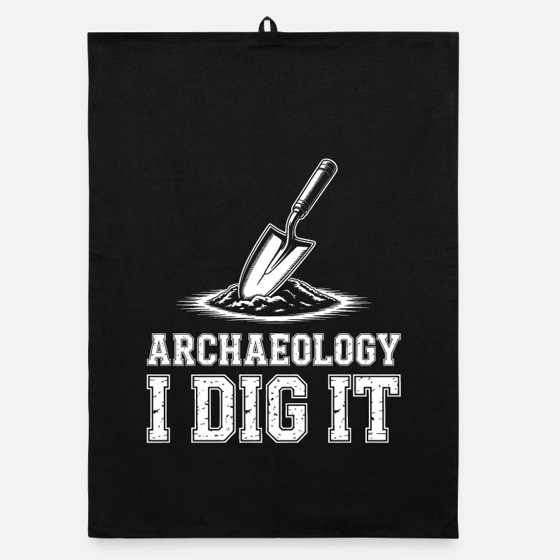 Archaeology I Dig It Organic dish towel