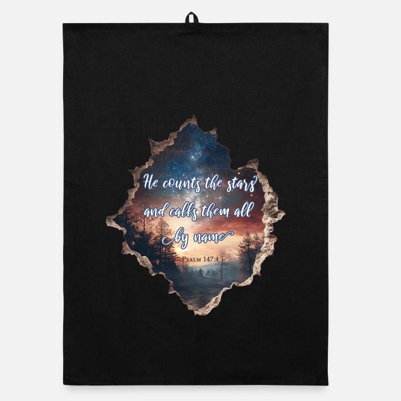 Bibelvers Christlich Religiös Organic Geschirrtuch