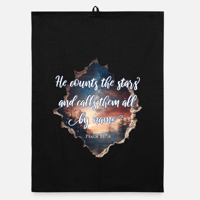 Bibelvers Christlich Organic Geschirrtuch