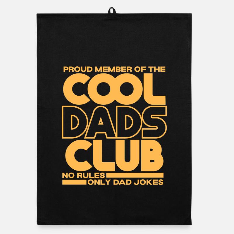 Cool Dads Club - Papa Vatertag Geschenk Organic Geschirrtuch