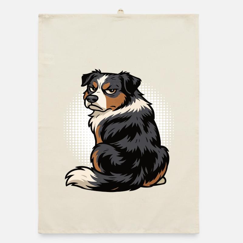 Australian Shepherd Aussie Aussie Owners Aussies Organic dish towel