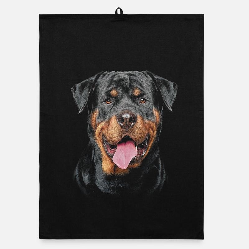 Rottweiler Chien Torchon bio