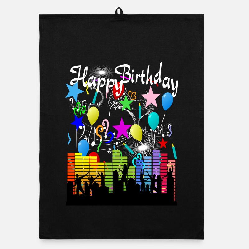 birthday Organic dish towel