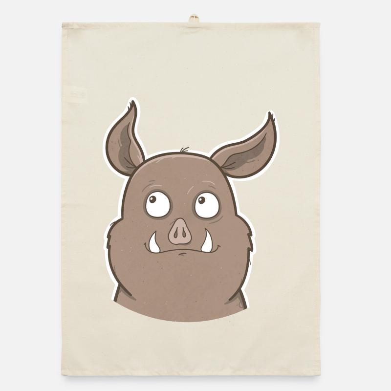 Wild boar Organic dish towel