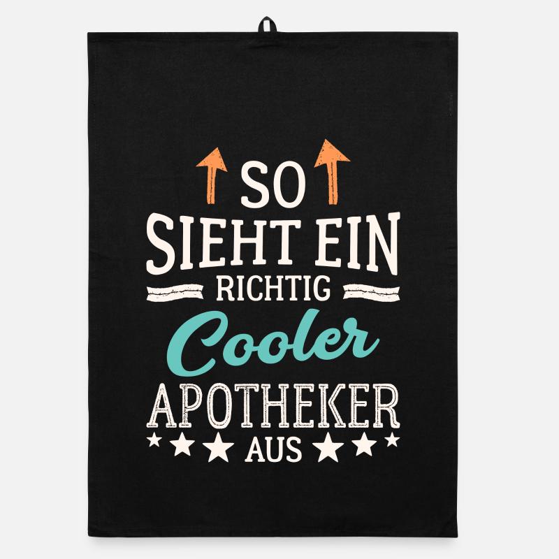 So sieht ein richtig cooler Apotheker aus Organic Geschirrtuch