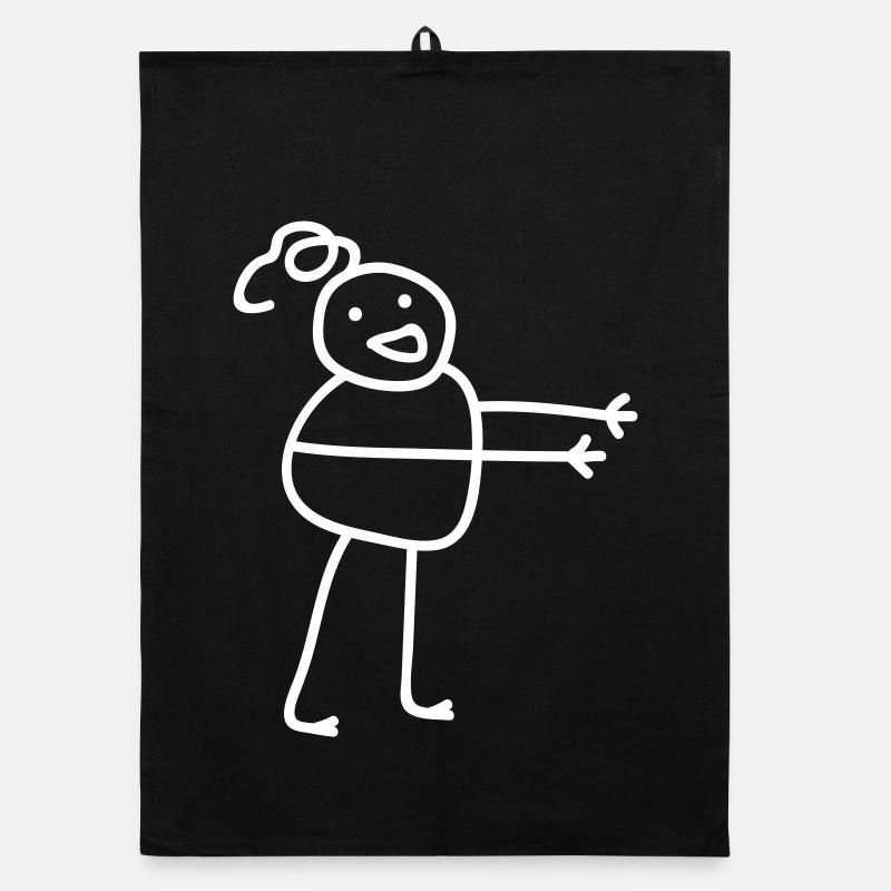 Hugging Man Geschenk Organic Geschirrtuch