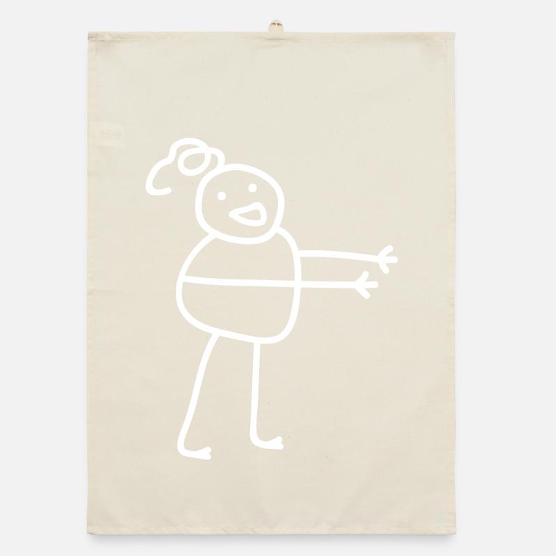 Hugging Man Geschenk Organic Geschirrtuch