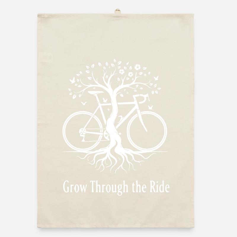 Grow Through the Ride Tree Organic dish towel