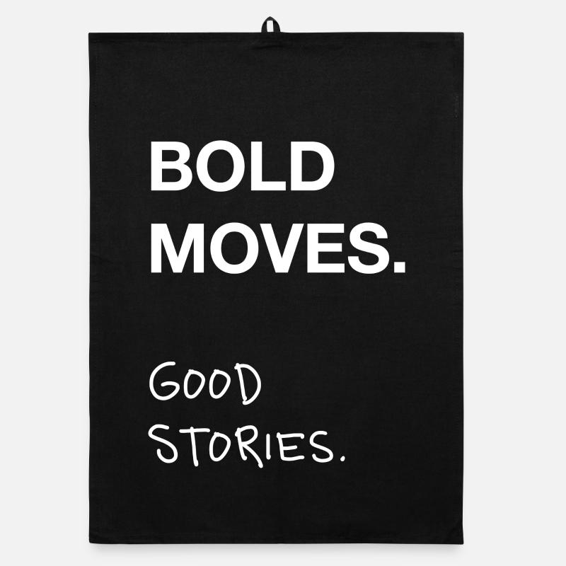 Bold Moves. Good Stories. Organic Geschirrtuch