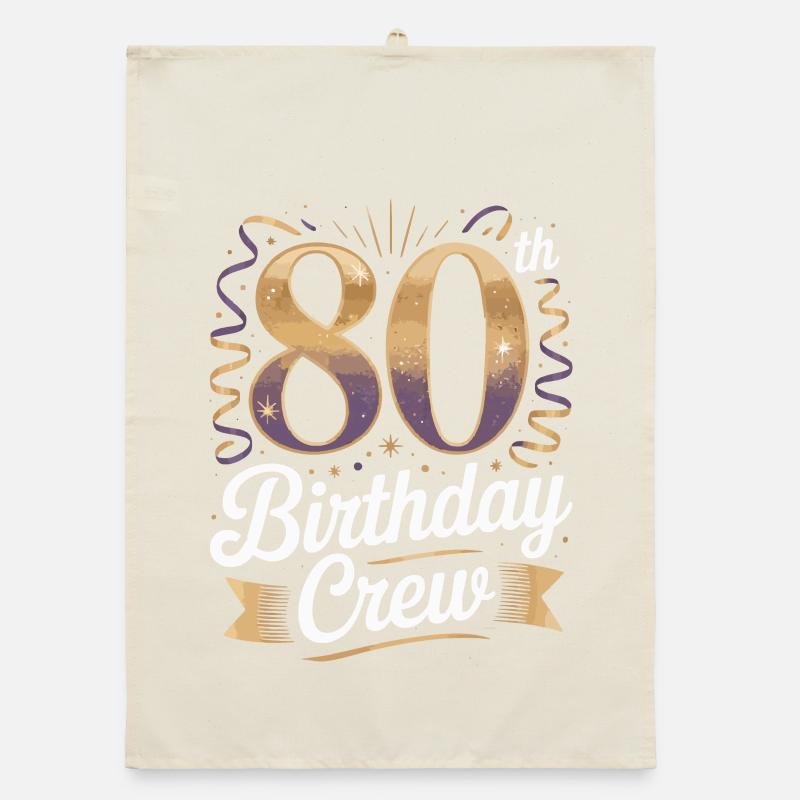 Équipe du 80e anniversaire Torchon bio