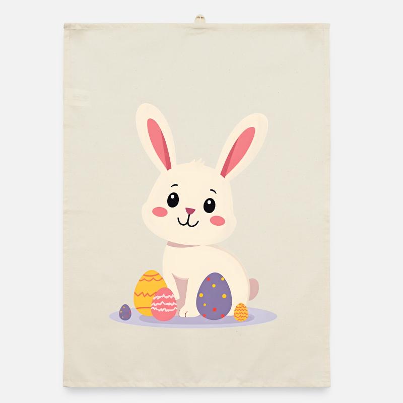 Lapin de Pâques Torchon bio