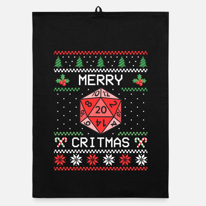 Joyeux Critmas II - Noël laid Torchon bio