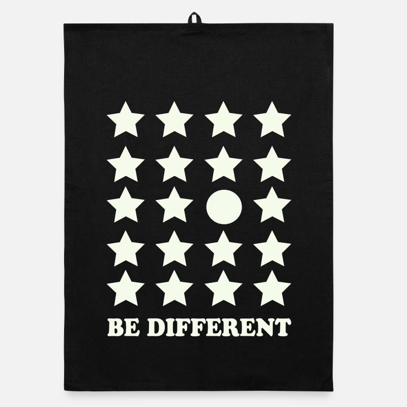 Cercle de la grille stellaire Be Different Torchon bio