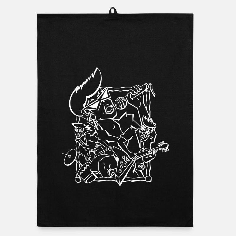 Scène de guitare Riff Glyphic Torchon bio