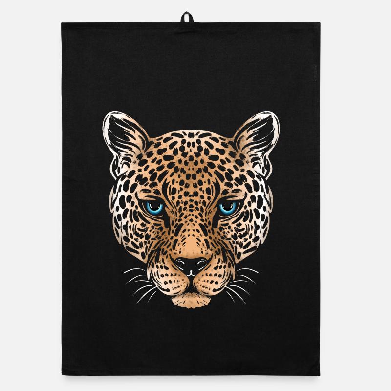 Léopard Cheetah Jaguar Torchon bio