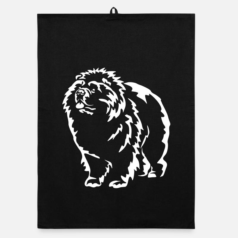 Chow Chow « Édition Noire » Torchon bio