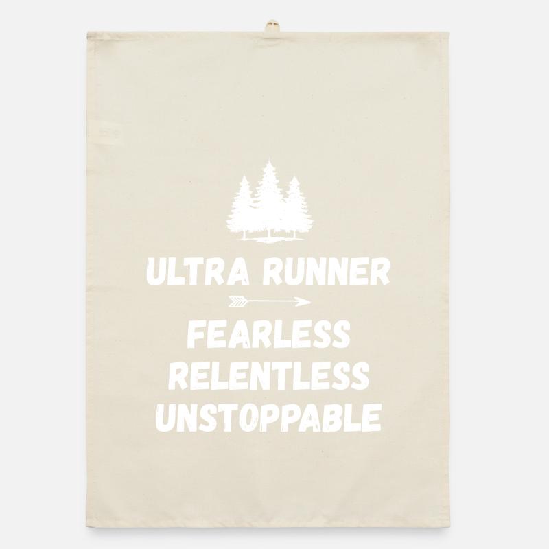 Ultra Runnner - Intrépide. Implacable. Imparable. Torchon bio