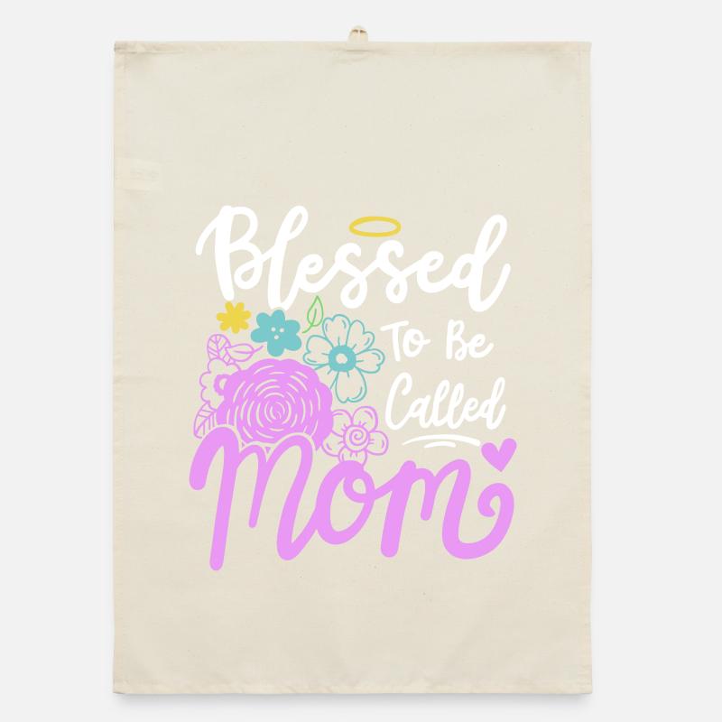 Gesegnete Mama Muttertag Organic Geschirrtuch