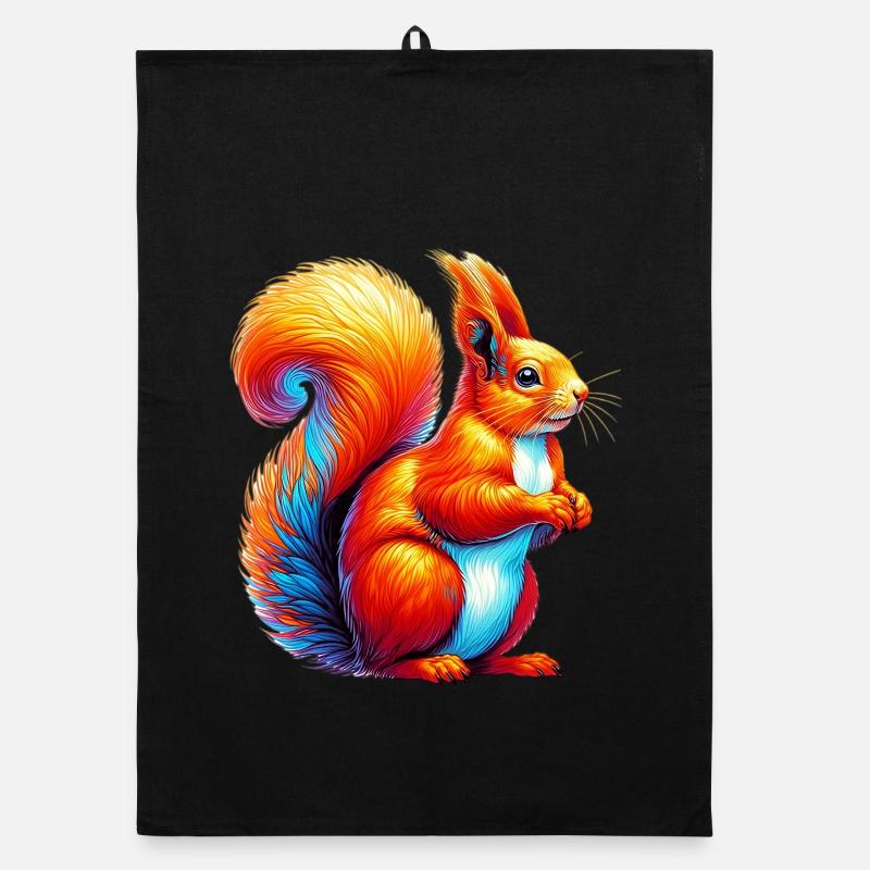 Squirrel Organic dish towel