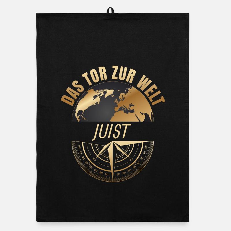 Das Tor zur Welt - Juist Organic Geschirrtuch