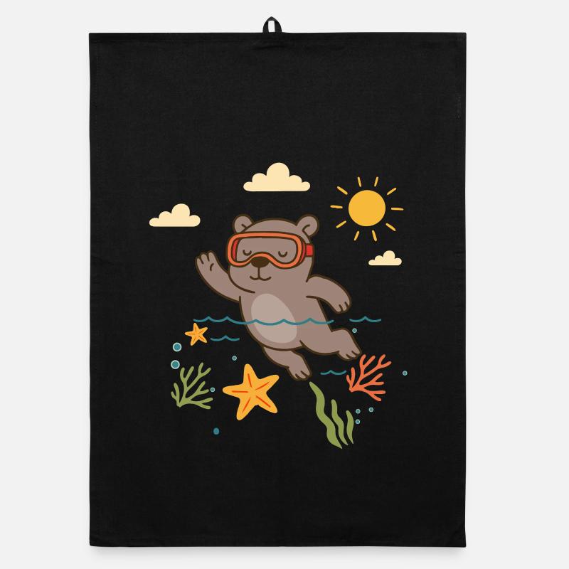 Plongée en apnée avec les ours dans la mer Torchon bio