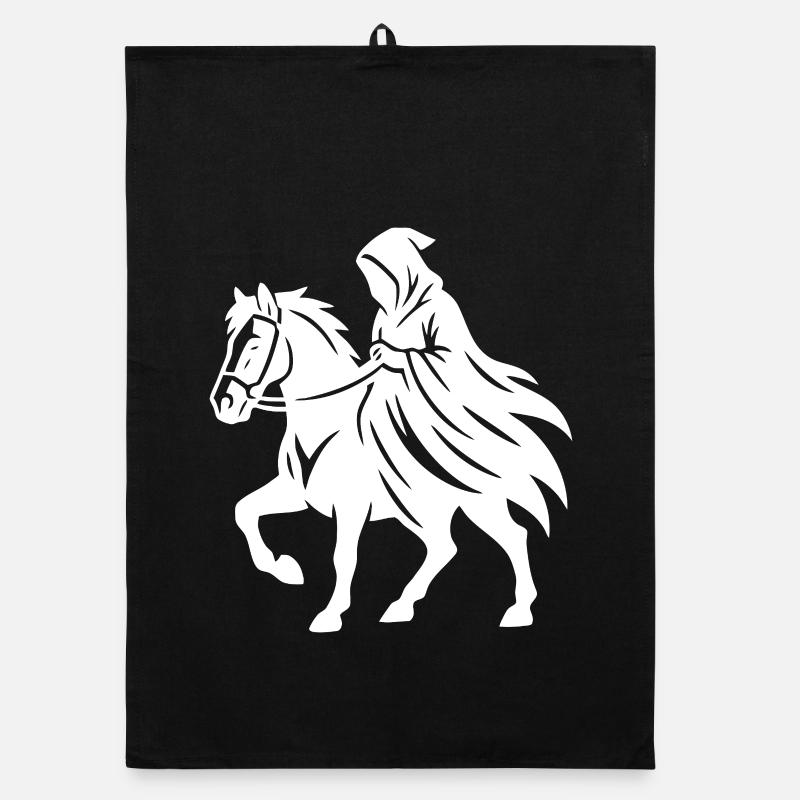 Conception de la silhouette du chevalier mystique Torchon bio