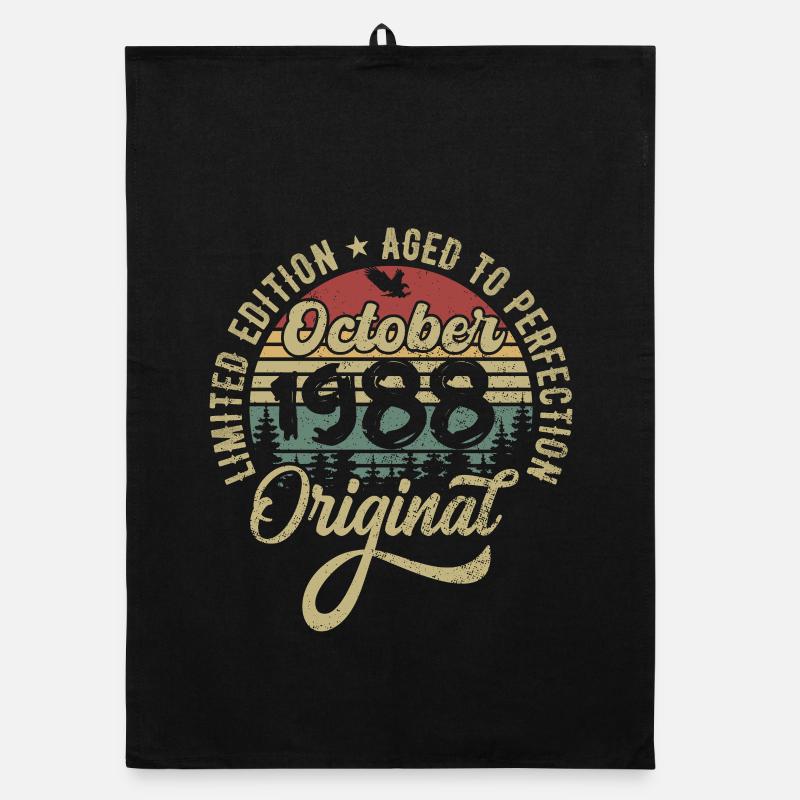october 1988 anniversary october 1988 october Organic dish towel