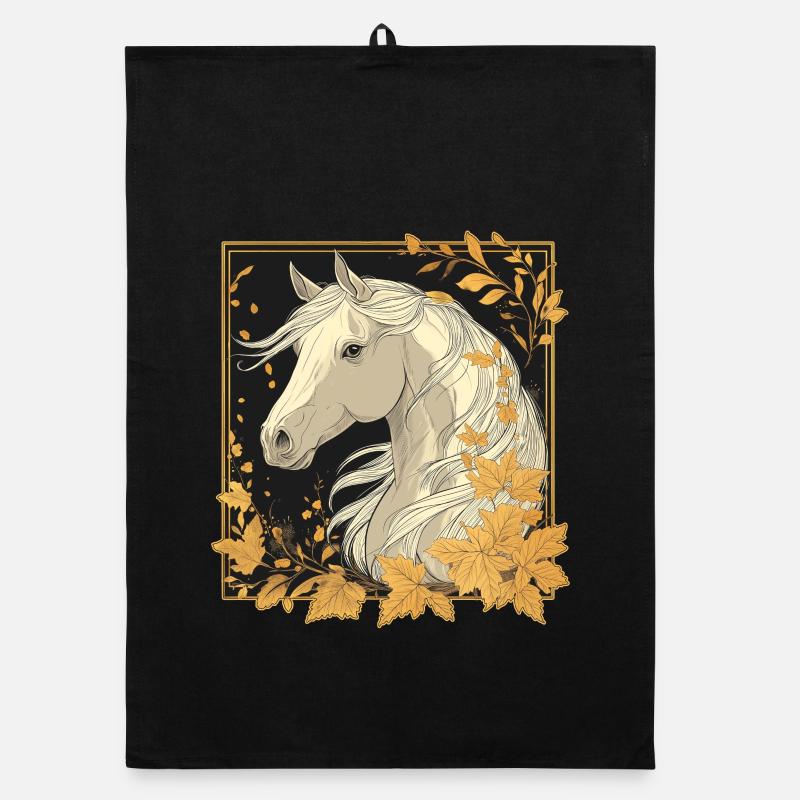 Cheval d'automne Torchon bio