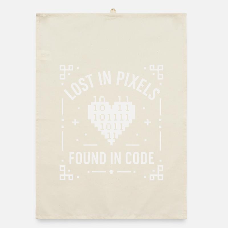 Perdu dans les pixels Torchon bio