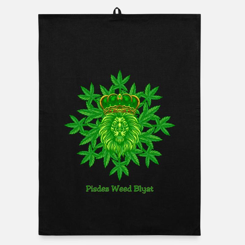 Pisdez Weed Blyat Organic Geschirrtuch