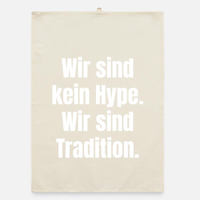 Ich bin einer Mannschaft mit Tradition  Organic Geschirrtuch