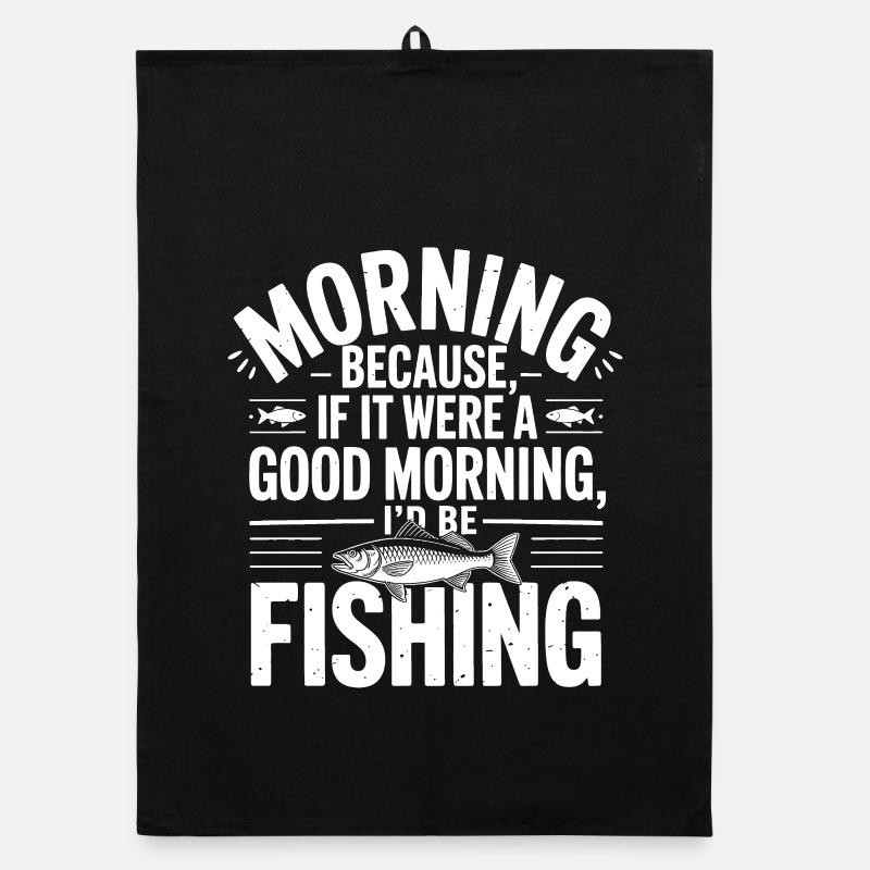 Citation de pêche matinale Tee Torchon bio