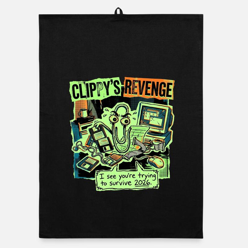 Clippy Revenge Organic Geschirrtuch